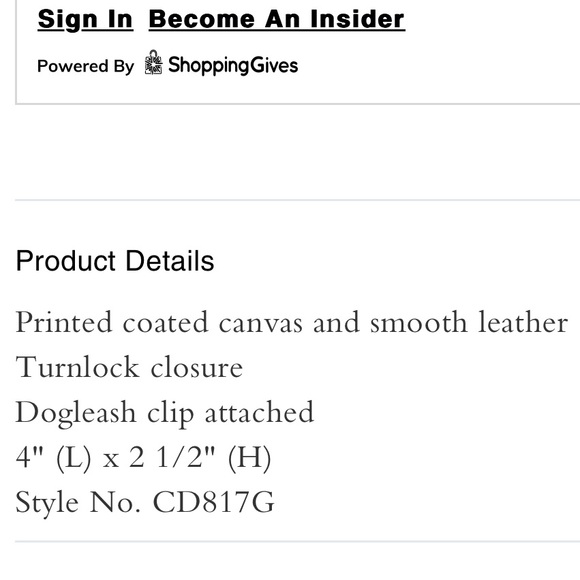 COACH Turnlock Key Card Case - Picture 6 of 6